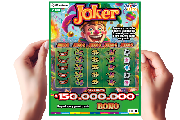 raspa chance mockup manos nuevas emisiones raspa listo